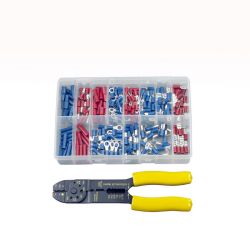 Insulated Terminals & Crimping Tool, Assorted Box