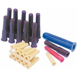 Plastic Wall Plugs, Assorted Pack