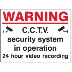 Warning CCTV