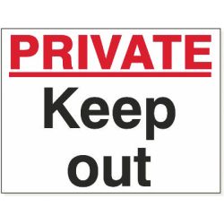 Private Keep Out
