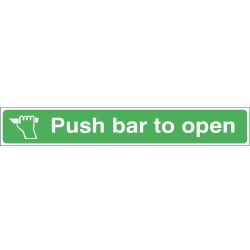 Push Bar To Open 
