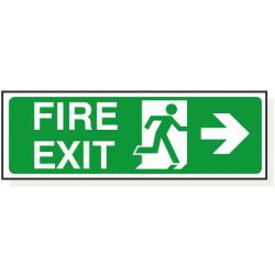 Fire Exit Right Arrow