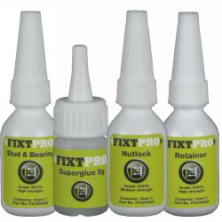 FIXT Anaerobic Adhesives, Assorted Pack