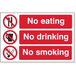 No Eating/ Drinking/ Smoking