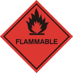 Flammable Sticker