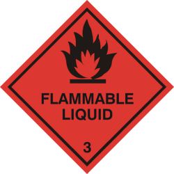 Flammable Liquid Sticker