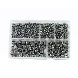 Nylon Insert Locking Nuts, Assorted Box