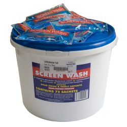 Screenwash Sachet Tub, 75 ml(Lead time 5 days)