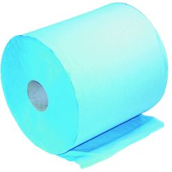 Small Blue Paper Roll, Centre Feed(Lead time 7 days)