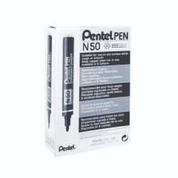 MARKER PEN PERMANENT BULLET BLK