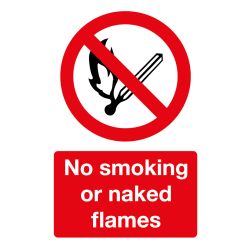 No Smoking Or Naked Lights