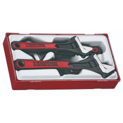 Adjustable Wrench Set - TPR  Grip