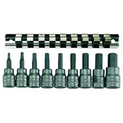 Hex Bit Socket Clip Rail - 3/8